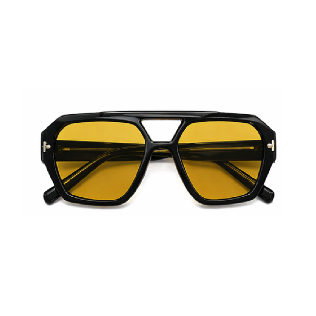 Yellow Lens / Black Frame
