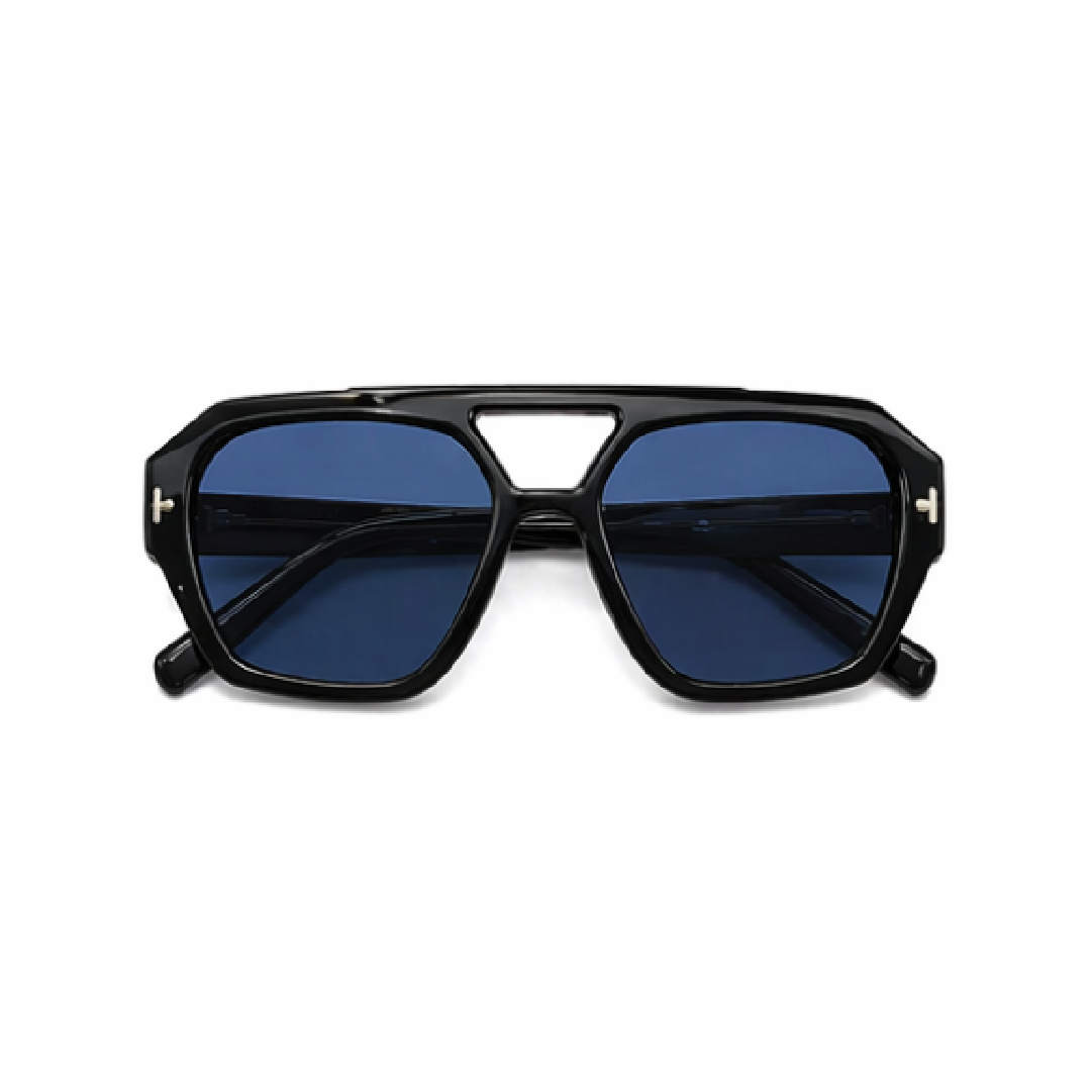 Blue Lens / Black Frame