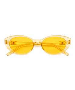 Transparent gul tone med cool vintage energi og summer mood.
