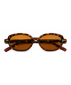 Klassisk tortoise look med varme retro toner og timeless style.