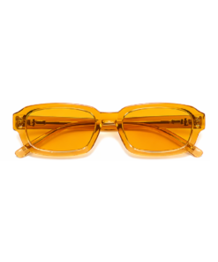 DAVOS solbriller i transparent amber yellow