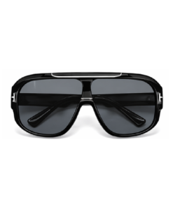 ISTANBUL oversized solbriller smoke linse og sort stel
