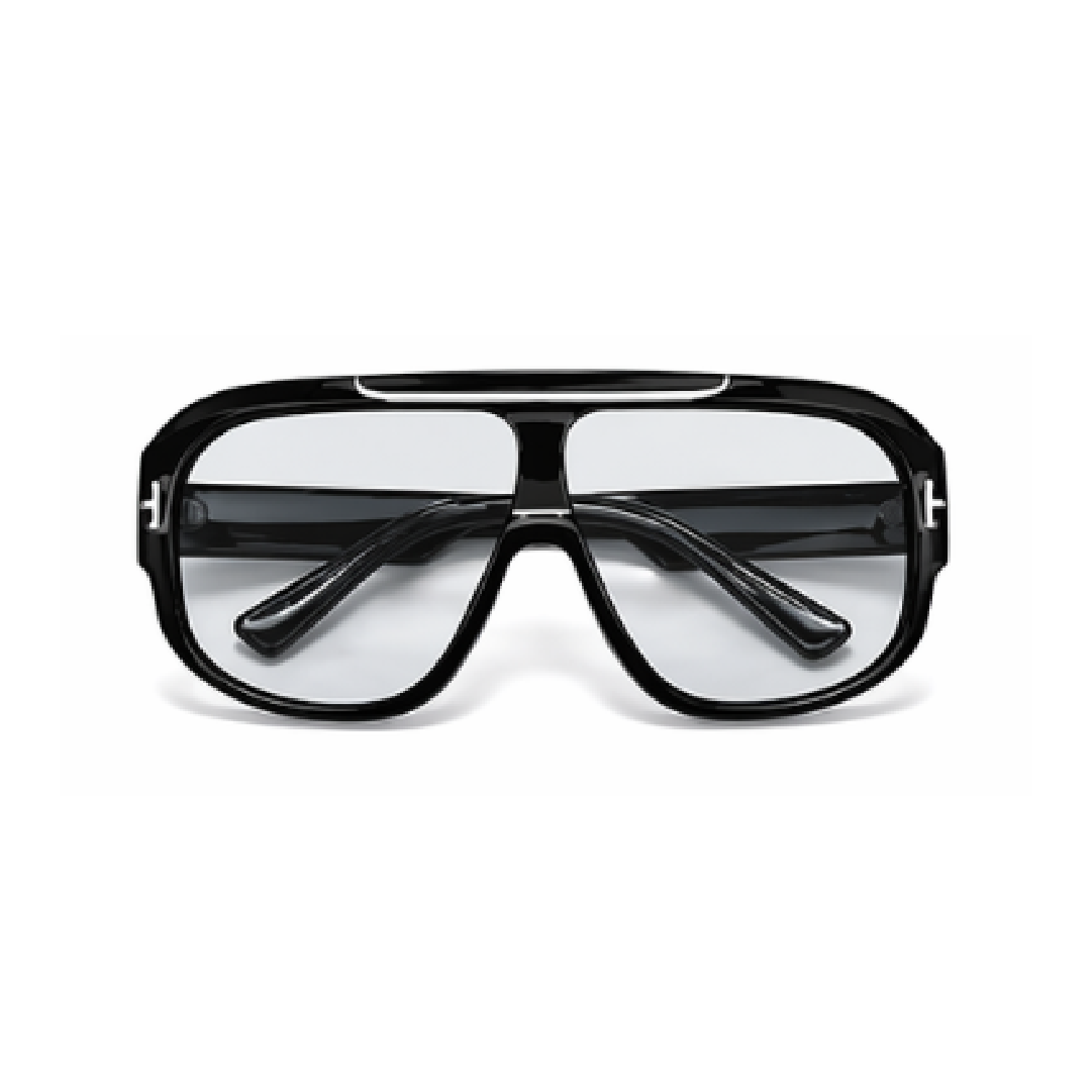 Clear Lens / Black Frame